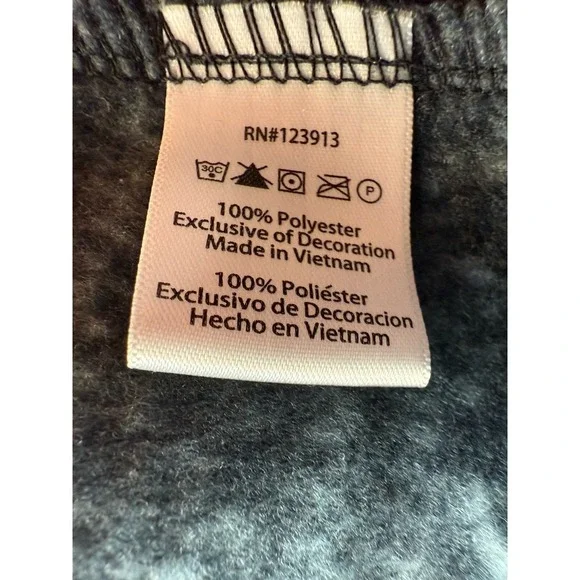 Jachs Cabin Fair Isle 1/4 Snap Pullover Black White Women's Size L EUC Cozy - Picture 10 of 12